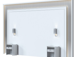Headboard 039 Modelo 3D