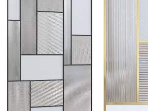 Decorative partition 025 3D Model