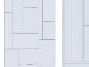 Decorative partition 025 3D Model