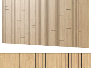 Decorative wall 308 3D 模型