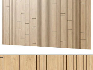 Decorative wall 308 3D Model