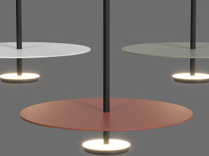 Hanging lamps Vibia Flat 3D Model