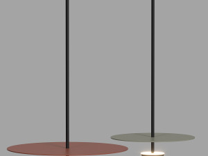 Hanging lamps Vibia Flat 3D Model