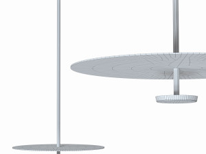 Hanging lamps Vibia Flat 3D Model