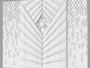 Headboard 042 Modelo 3D