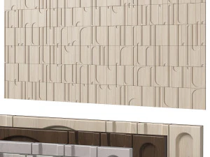 Pared decorativa 309 Modelo 3D