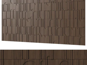 Parede decorativa 309 Modelo 3D