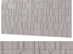 Parede decorativa 309 Modelo 3D