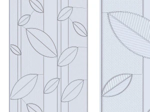 Divis&oacute;ria decorativa 028 Modelo 3D