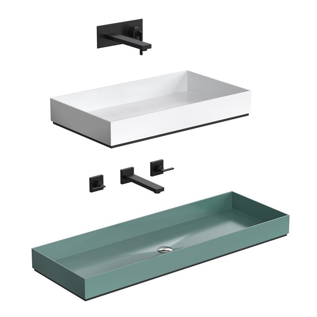 Moab INDUSTRIAL LINE washbasins 3D Model .c4d .max .obj .3ds .fbx .stl .blend 