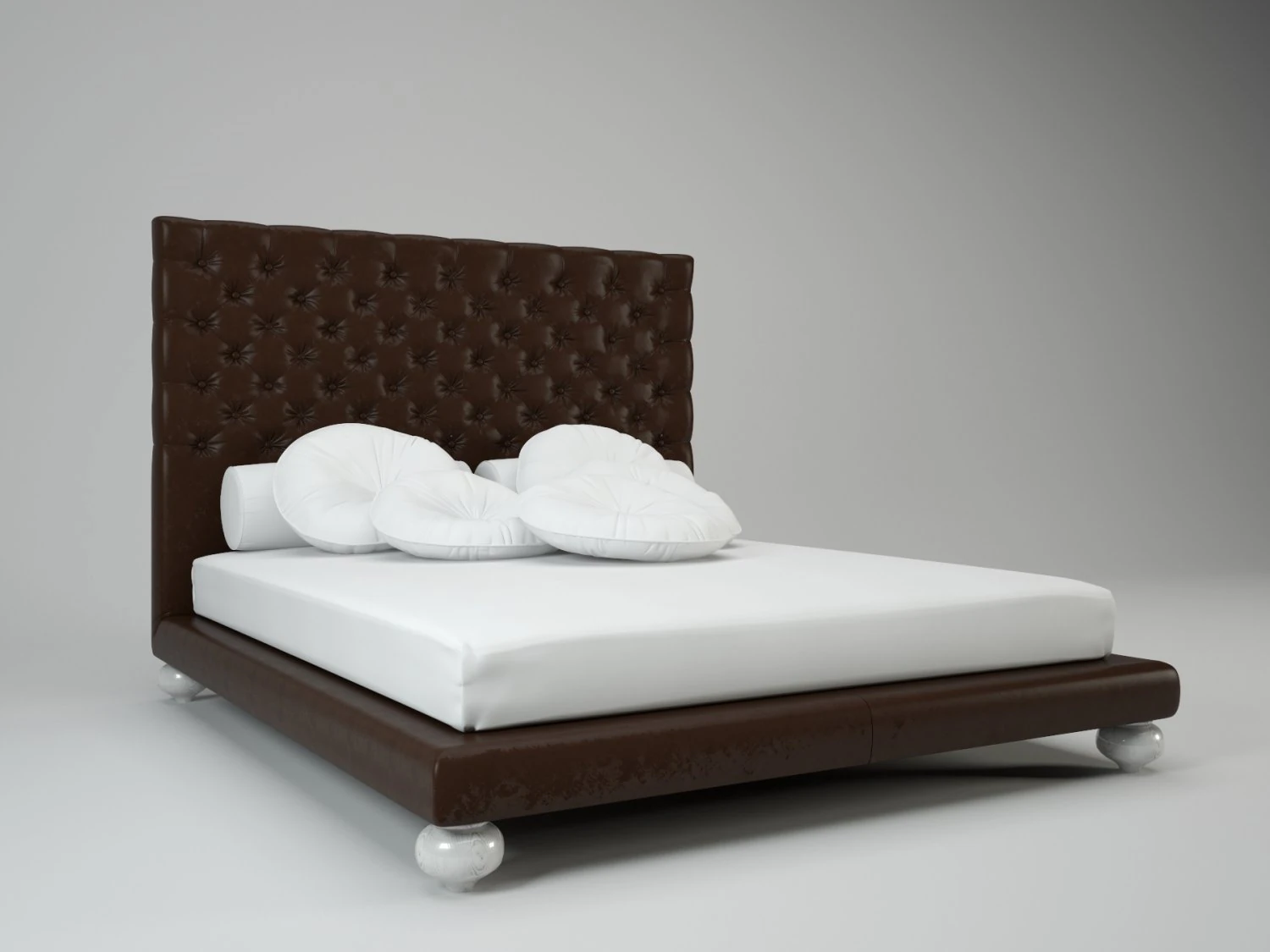 bed ego di notte 3D Model .c4d .max .obj .3ds .fbx .stl .blend 