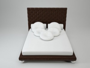 bed ego di notte Model 3D