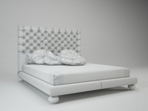 bed ego di notte Model 3D