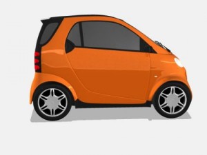 orange car 3D Model