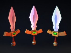 fantasy sword Modelo 3D