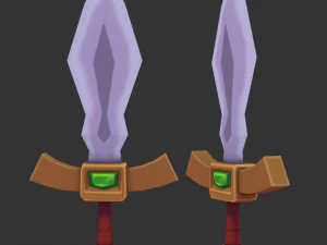 fantasy sword 3D Model