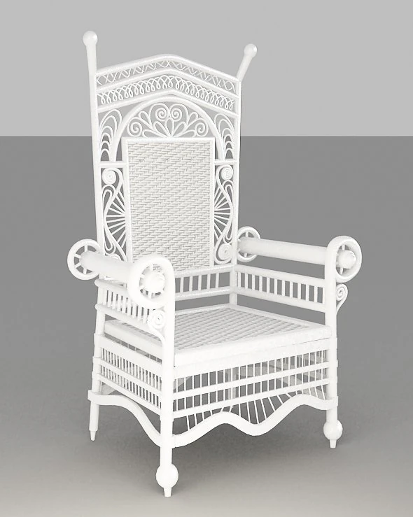 countrychair02 3D Model .c4d .max .obj .3ds .fbx .stl .blend 