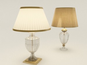 two table lamp Modelo 3D