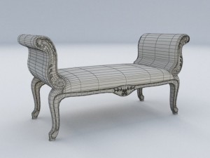 doha bench Modelo 3D