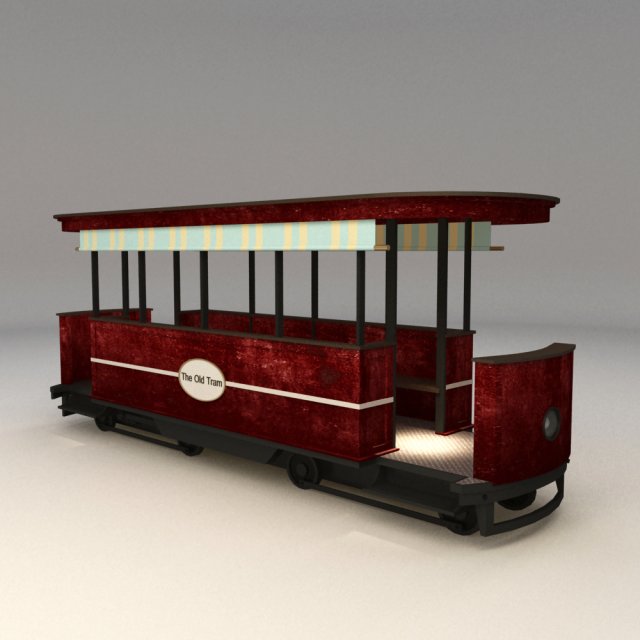 red old tran Model 3D .c4d .max .obj .3ds .fbx .stl .blend 