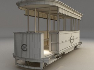 red old tran Model 3D