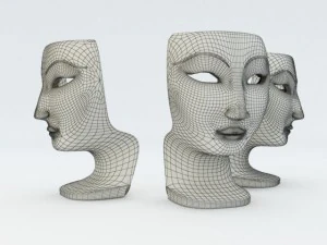 cadeira facial tailandesa Modelo 3D