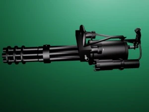 macchina M134 Modello 3D