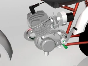 motorcycle karpaty 3D Model