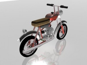 motorcycle karpaty 3D Model