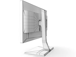 monitor samsung s27 850d 3d model 3D Model