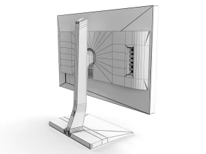 monitor samsung s27 850d 3d model 3D Model