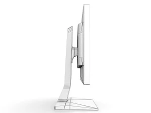 monitor samsung s27 850d 3d model 3D Model