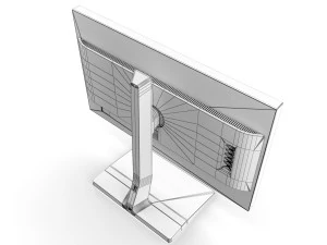monitor samsung s27 850d 3d model 3D Model