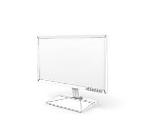 monitor samsung s27 850d 3d model Model 3D