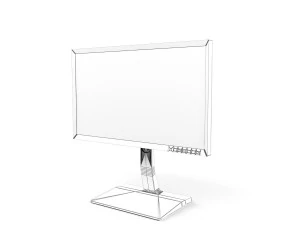 monitor samsung s27 850d 3d model 3D Model