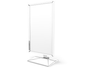 monitor samsung s27 850d 3d model Model 3D