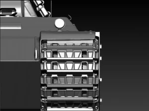 panther tank hd 3D Model