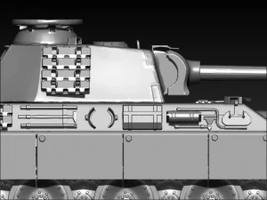 panther tank hd 3D Model