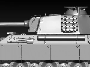 panther tank hd 3D Model