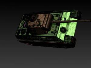 panther tank hd 3D Model
