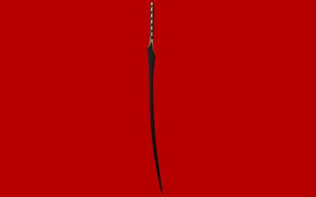 unholy sword 3D Model .c4d .max .obj .3ds .fbx .stl .blend 