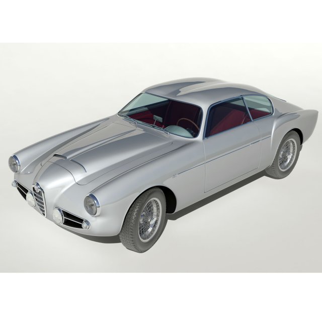 alfa romeo 1900 ssz 3D Model .c4d .max .obj .3ds .fbx .stl .blend 
