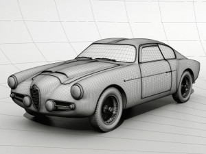 alfa romeo 1900 ssz 3D Model