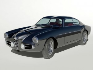 alfa romeo 1900 ssz 3D Model