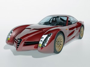 original concept alfaromeo 1900 ss 3D Model