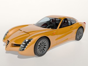 original concept alfaromeo 1900 ss 3D Model