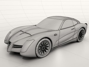 original concept alfaromeo 1900 ss 3D Model
