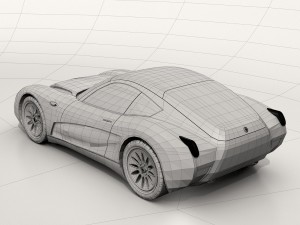original concept alfaromeo 1900 ss 3D Model