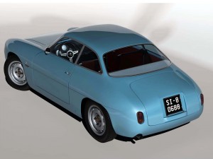alfa romeo giulietta sz 1960 3D Model
