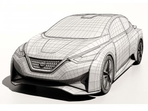 nissan ids concept Modelo 3D